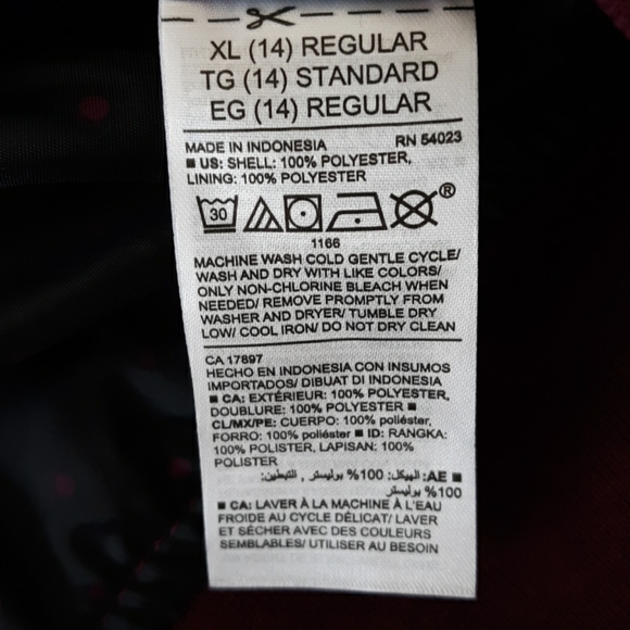 3 for $30.00 Old Navy burgundy bomber - Picture 6 of 7